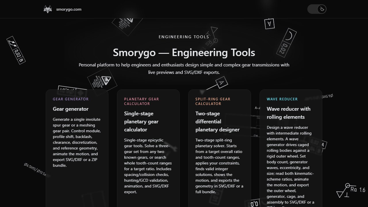 smorygo.com - Engineering Tools