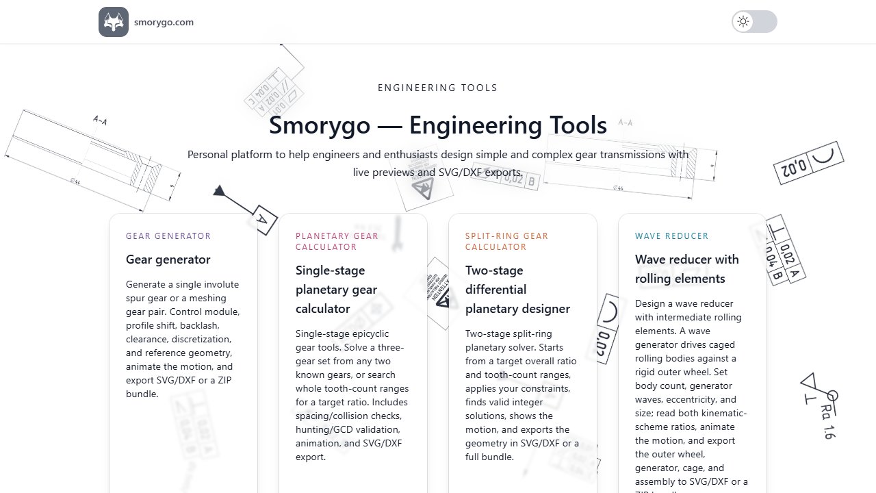 smorygo.com - Engineering Tools